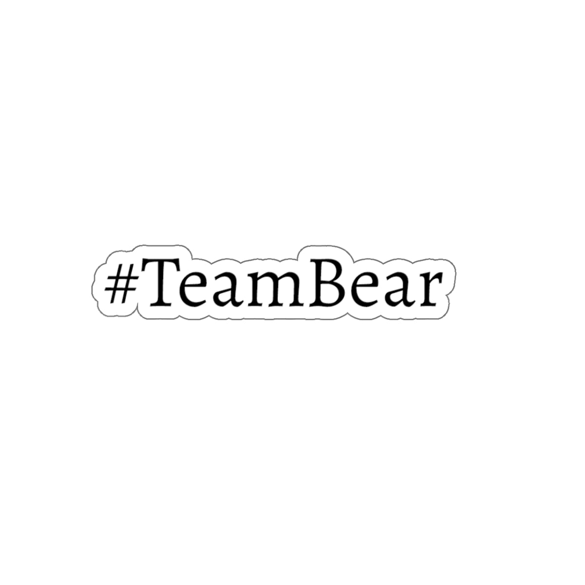 #TeamBear Stickers