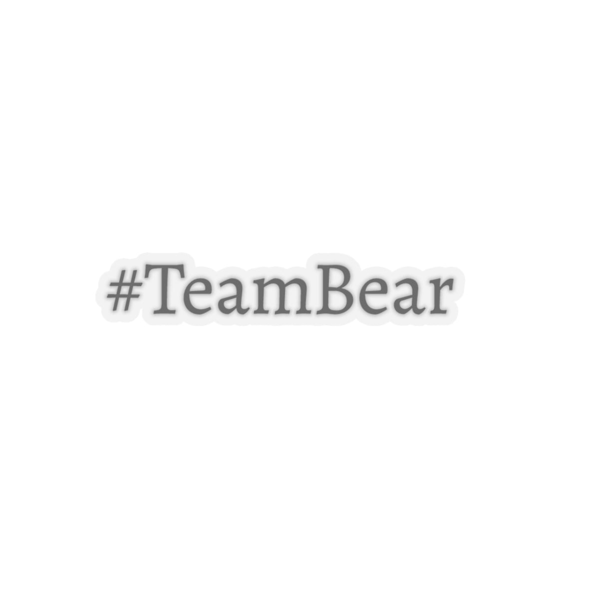 #TeamBear Stickers