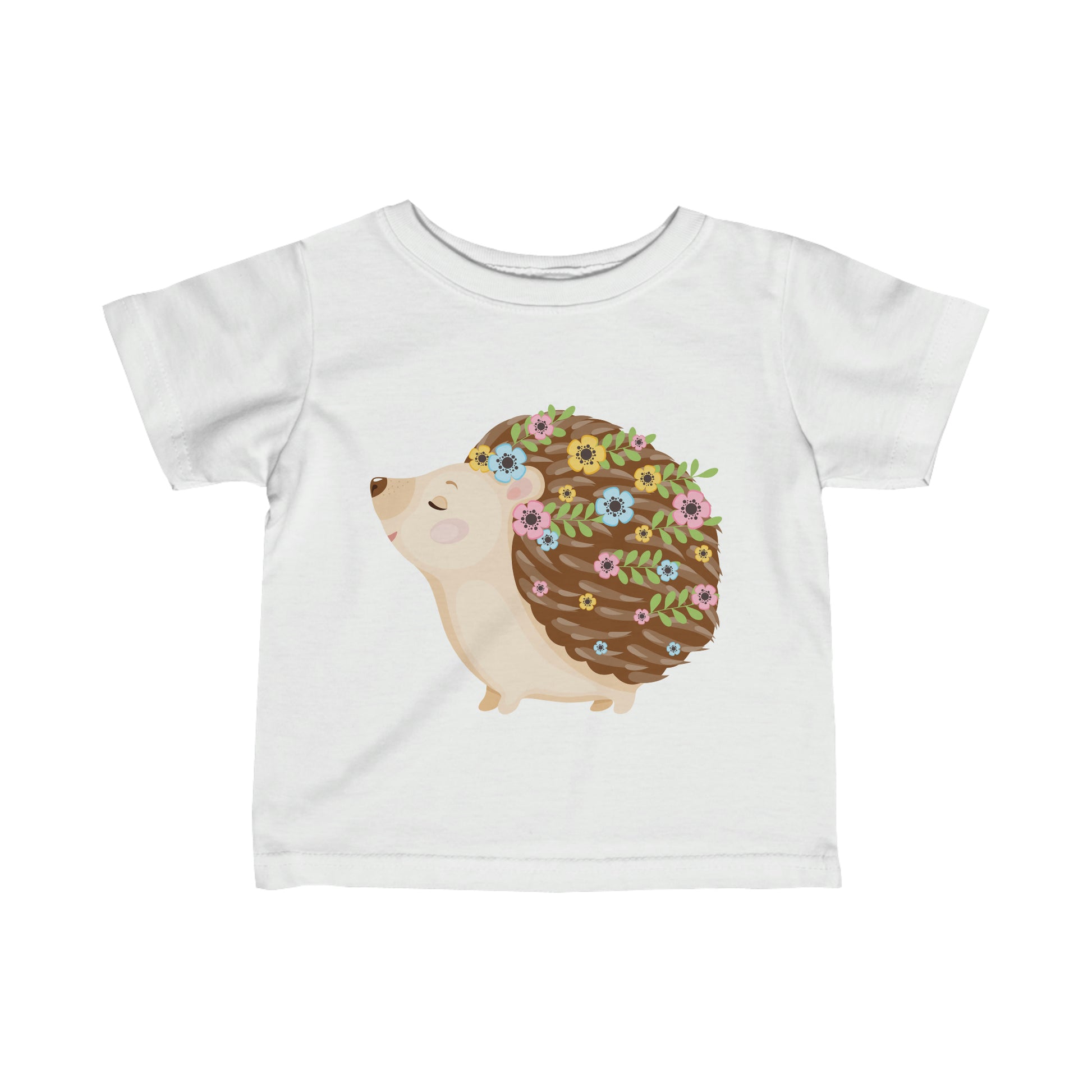 Hedge Hog with Flowers - T-Shirt - Horticultural Delights