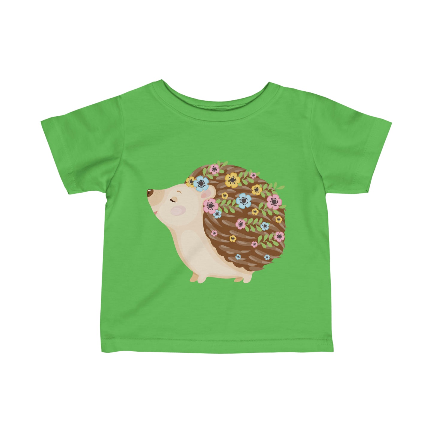 Hedge Hog with Flowers - T-Shirt - Horticultural Delights