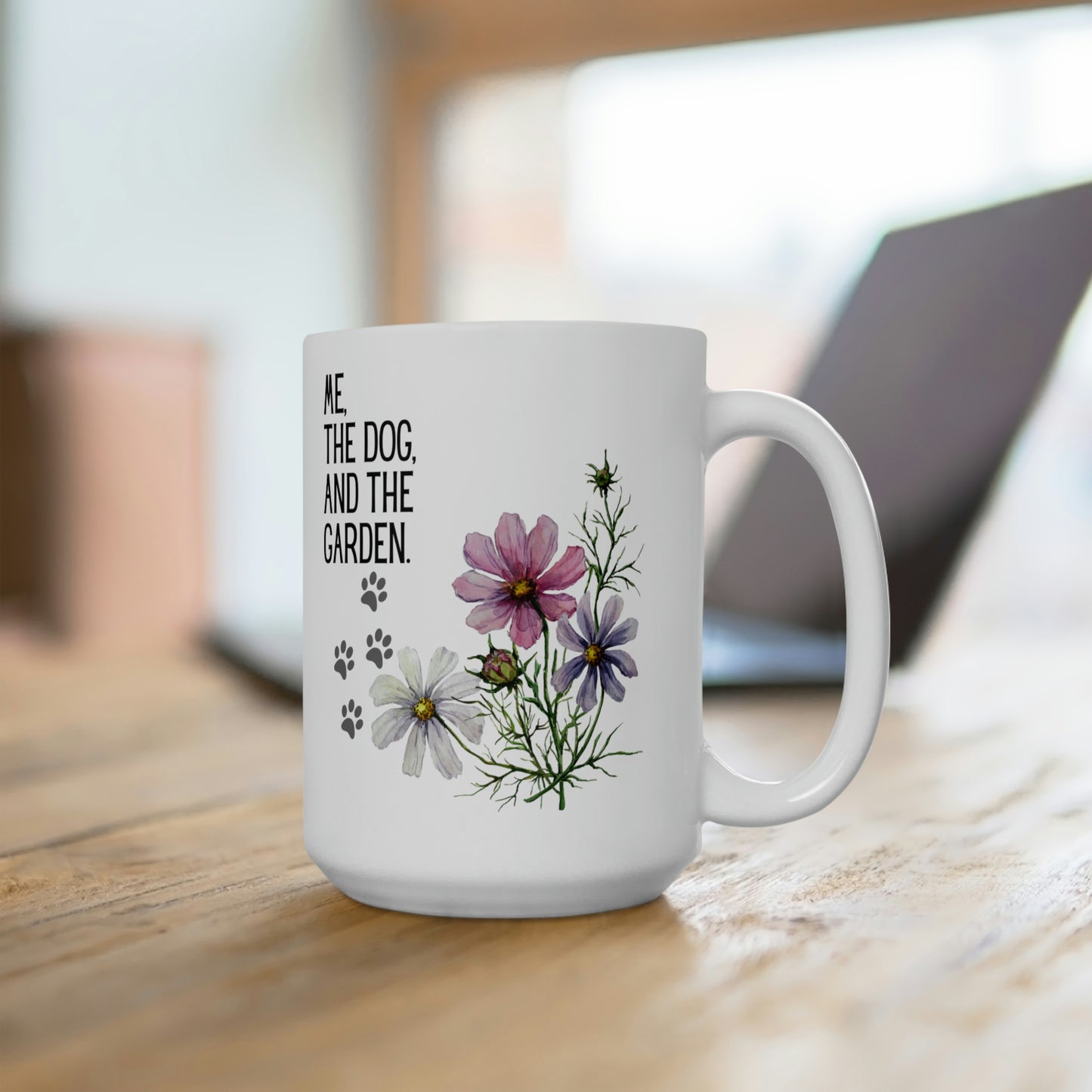 ME, THE DOG, AND THE GARDEN - 15OZ MUG - Horticultural Delights