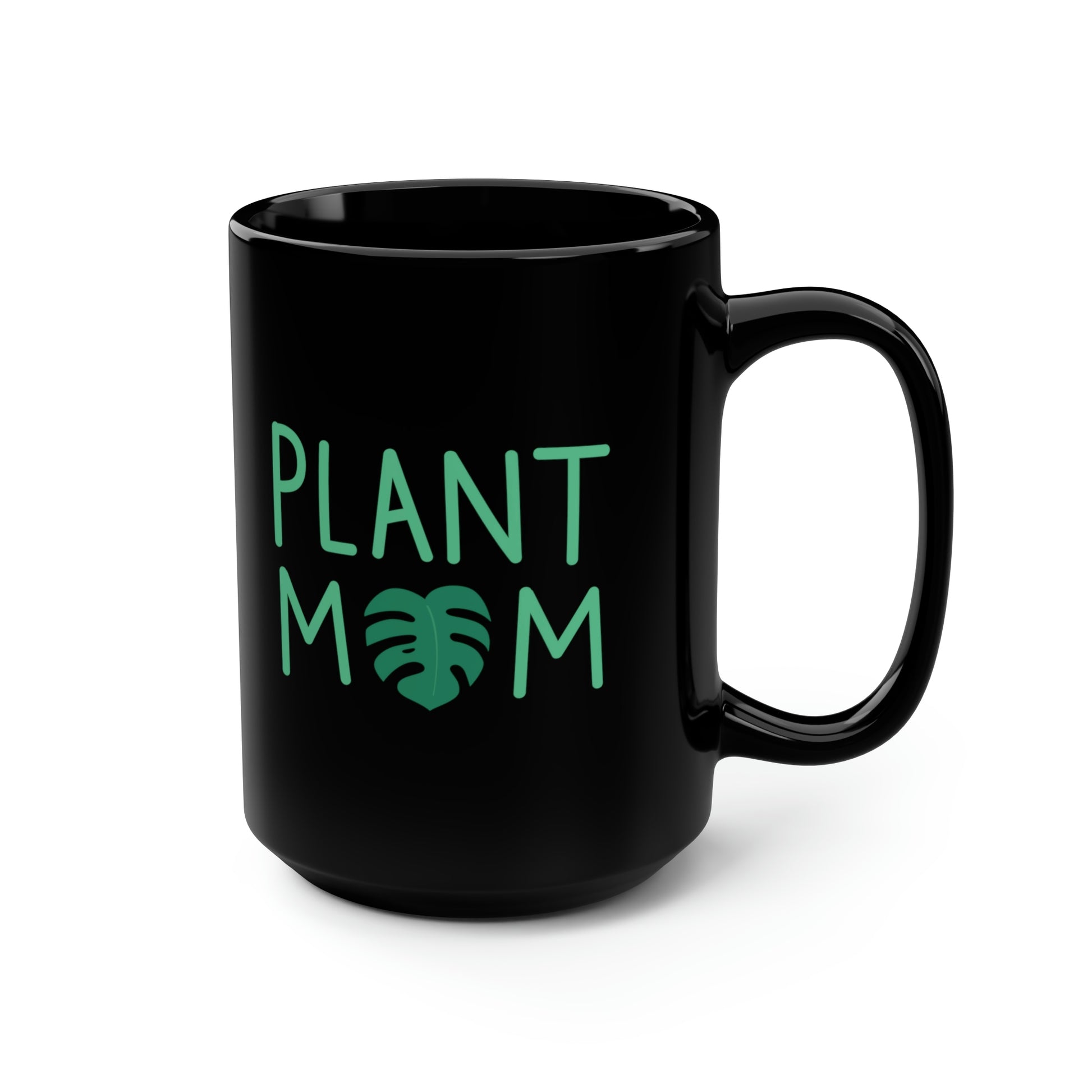 PLANT MOM - 15OZ. BLACK COFFEE MUG - Horticultural Delights