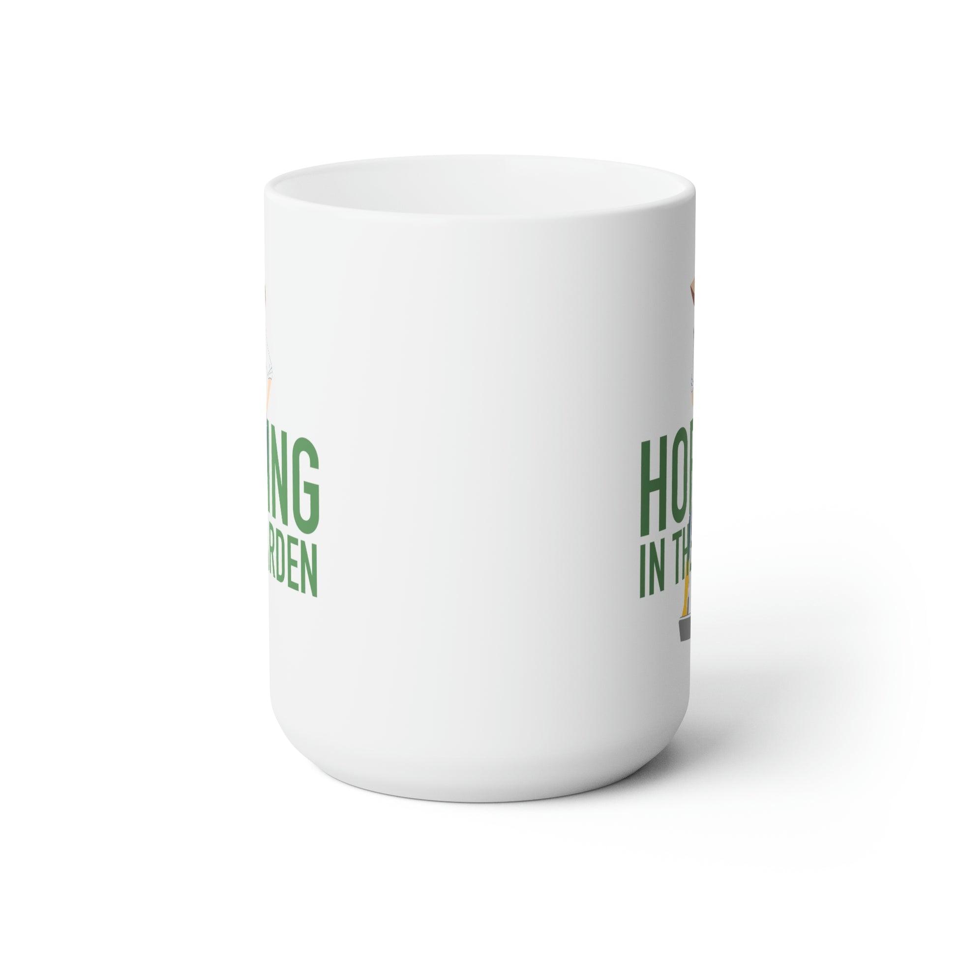 HOEING IN THE GARDEN (1) - 15OZ  COFFEE MUG - Horticultural Delights