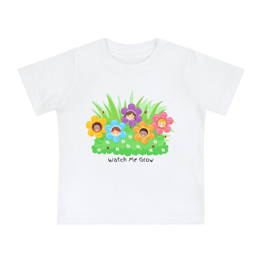 Watch Me Grow - T-shirt | Little Kids | Toddlers | Kid's Cotton Tees | Baby Clothes - Horticultural Delights