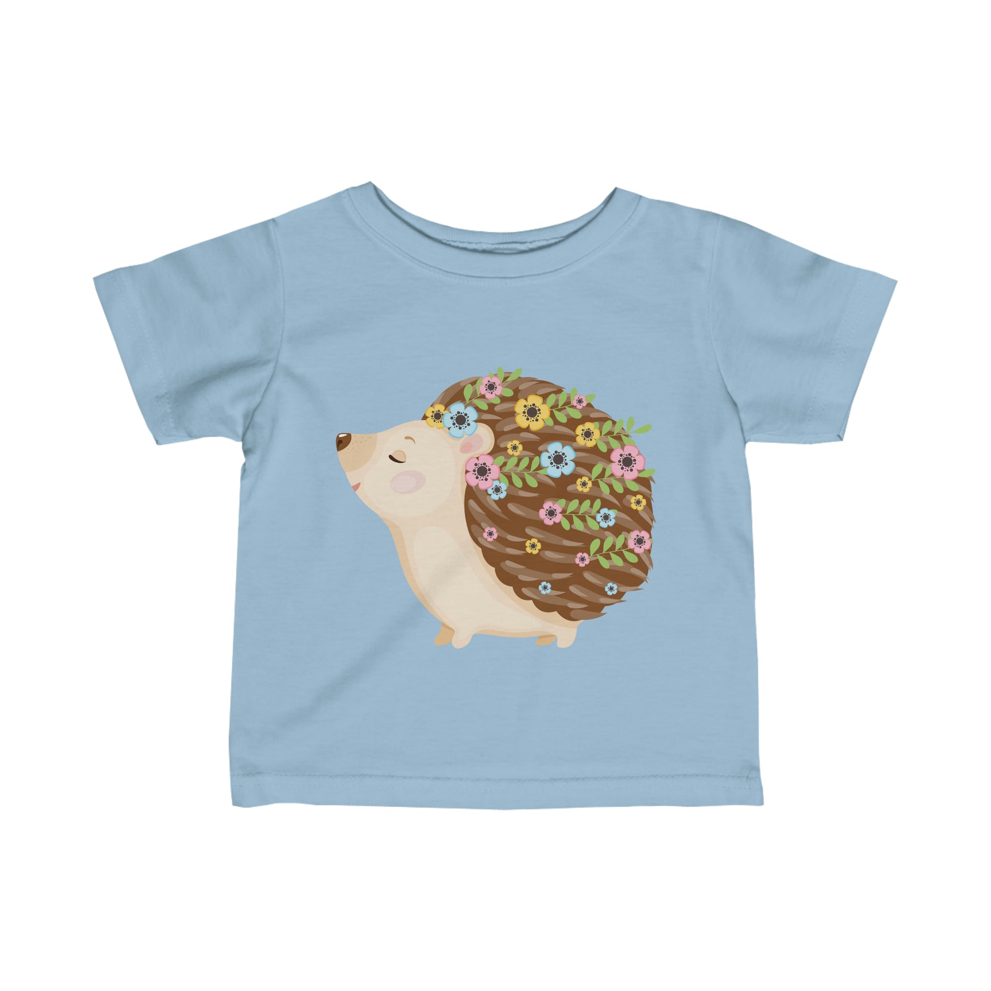 Hedge Hog with Flowers - T-Shirt - Horticultural Delights