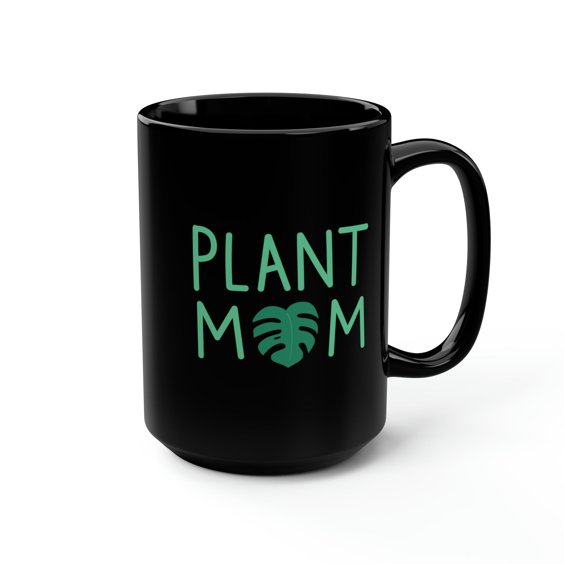 PLANT MOM - 15OZ. BLACK COFFEE MUG - Horticultural Delights